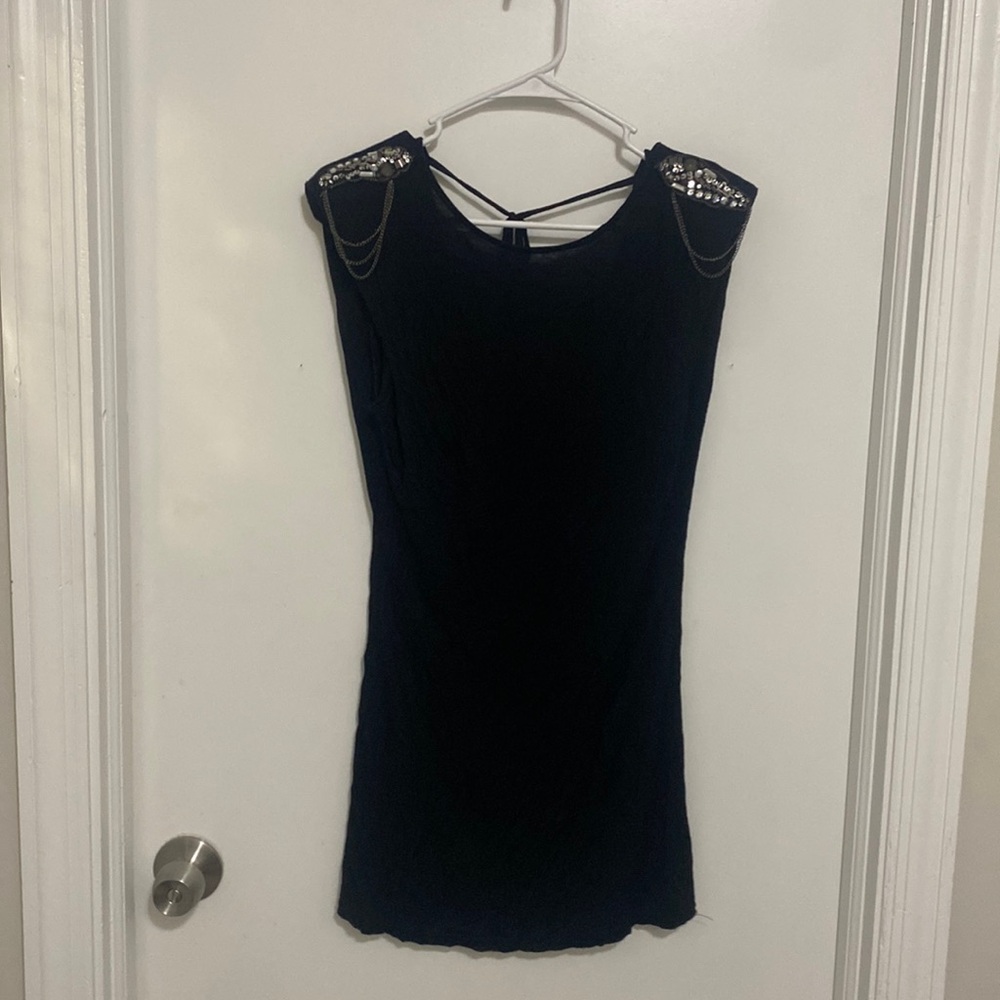 ELLISON SIZE S Mini black dress.